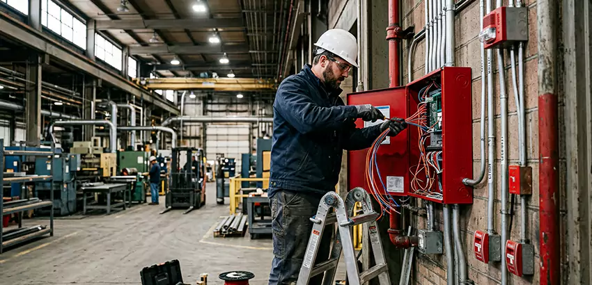 Industrial Fire Alarm Installation in Greenacres