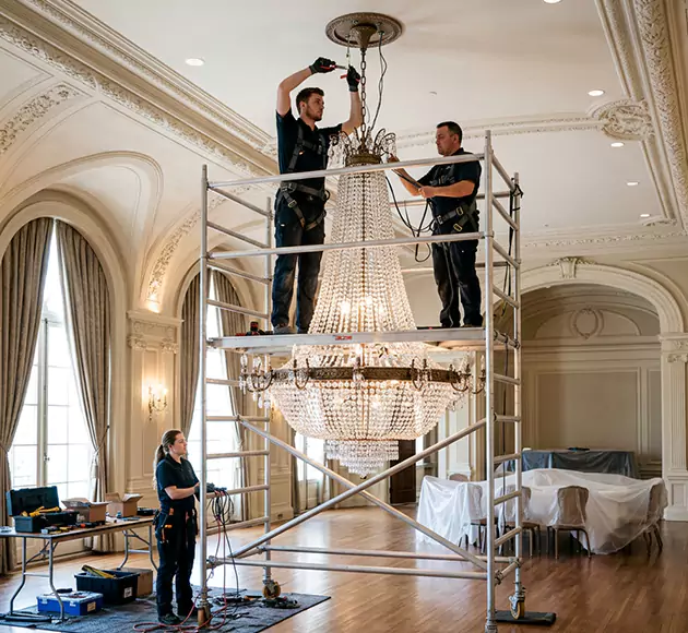 Professional Chandelier Installation: Your Local Fixture Team in Greenacres, WA